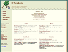 Tablet Screenshot of driftersoasis.com